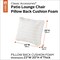 Classic Accessories Patio Lounge Chair Pillow Back Cushion Foam, 23 x 20 x 4 Inch 61-060-019901-RT - alternate 4